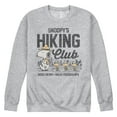 thumbnail image 1 of Peanuts - Snoopys Hiking Club - Men's Crew Neck Fleece Pullover, 1 of 5