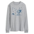 thumbnail image 1 of Peanuts - Snow Snoopy And Woodstock - Men's Long Sleeve T-Shirt, 1 of 6