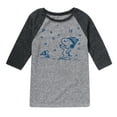 thumbnail image 1 of Peanuts - Snow Snoopy And Woodstock - Toddler & Youth Raglan Graphic T-Shirt, 1 of 5
