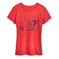 thumbnail image 1 of Peanuts - Snow Snoopy And Woodstock - Women's Short Sleeve Graphic T-Shirt, 1 of 6