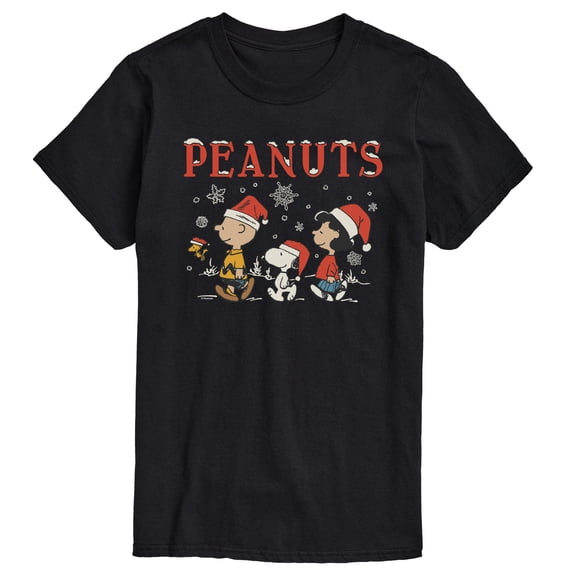 Peanuts - Snowflakes - Men's Short Sleeve Graphic T-Shirt