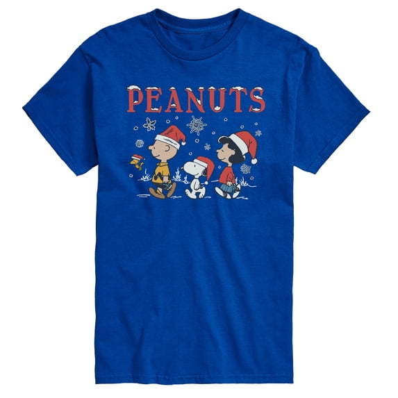 Peanuts - Snowflakes - Men's Short Sleeve Graphic T-Shirt