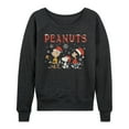 thumbnail image 1 of Peanuts - Snowflakes - Women's French Terry Long Sleeve Pullover, 1 of 5
