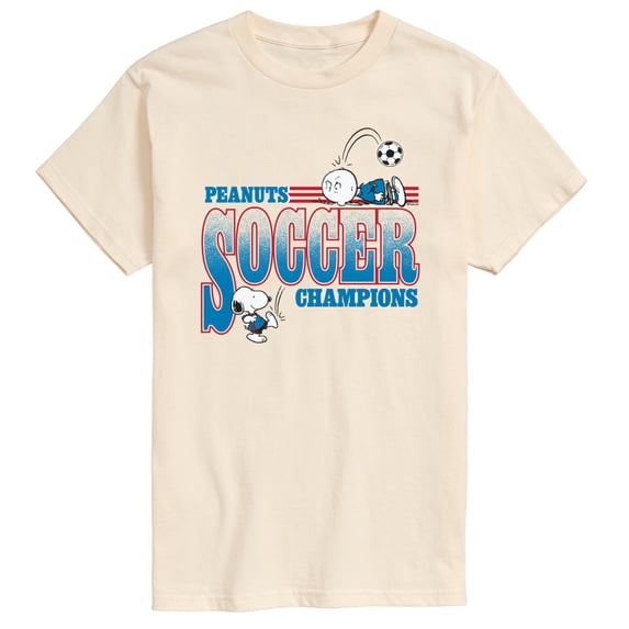 Peanuts - Soccer Champ Peanuts - Men's Short Sleeve Graphic T-Shirt