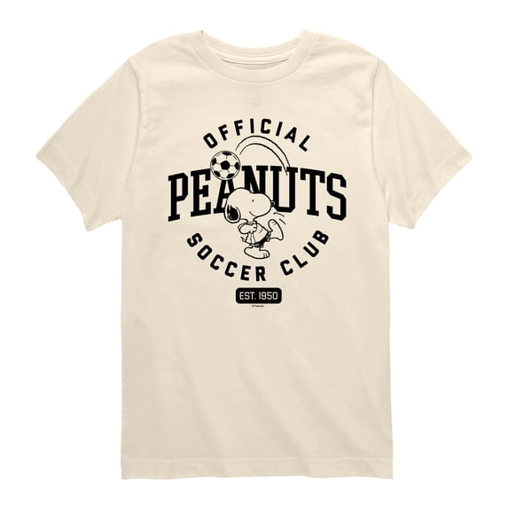 Peanuts - Soccer Club Boys' Short Sleeve Graphic T-Shirt