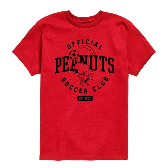Peanuts - Soccer Club Boys' Short Sleeve Graphic T-Shirt