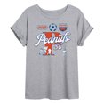 thumbnail image 1 of Peanuts - Soccer Jersey - Juniors Oversized Graphic T-Shirt, 1 of 5