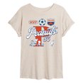 thumbnail image 1 of Peanuts - Soccer Jersey - Juniors Oversized Graphic T-Shirt, 1 of 5