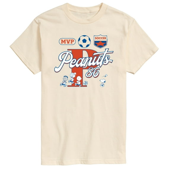 Peanuts - Soccer Jersey - Men's Short Sleeve Graphic T-Shirt