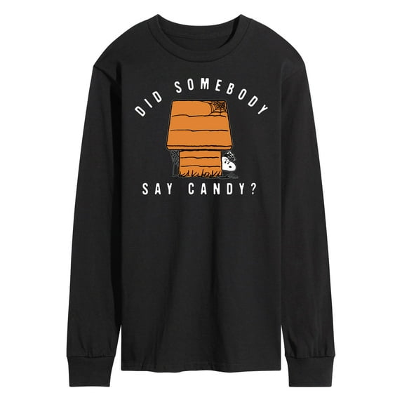 Peanuts - Somebody Say Candy Art - Men's Long Sleeve T-Shirt