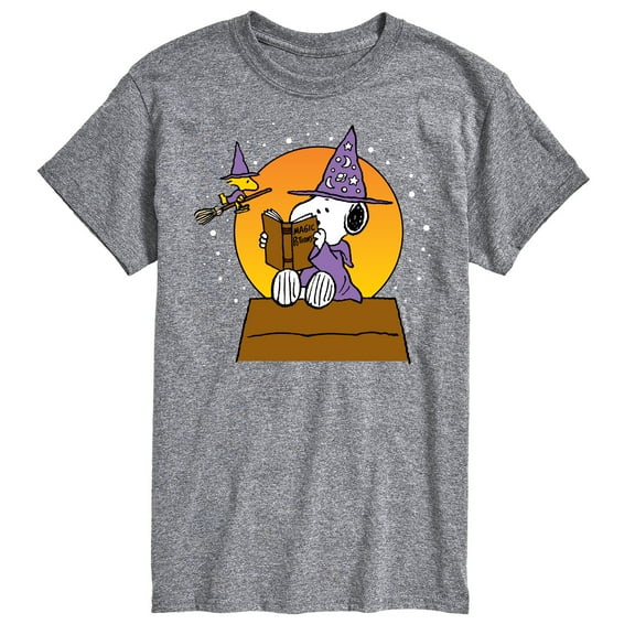 Peanuts - Sorcerer Snoopy Woodstock - Men's Short Sleeve Graphic T-Shirt