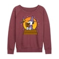 thumbnail image 1 of Peanuts - Sorcerer Snoopy Woodstock - Women's Lightweight French Terry Long Sleeve Shirt, 1 of 6