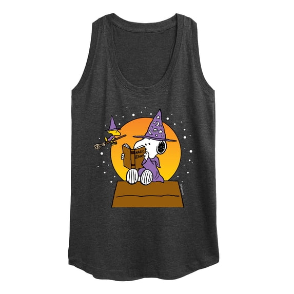 Peanuts - Sorcerer Snoopy Woodstock - Women's Racerback Tank Top