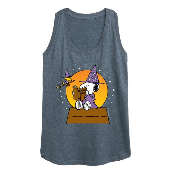 Peanuts - Sorcerer Snoopy Woodstock - Women's Racerback Tank Top
