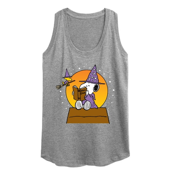Peanuts - Sorcerer Snoopy Woodstock - Women's Racerback Tank Top
