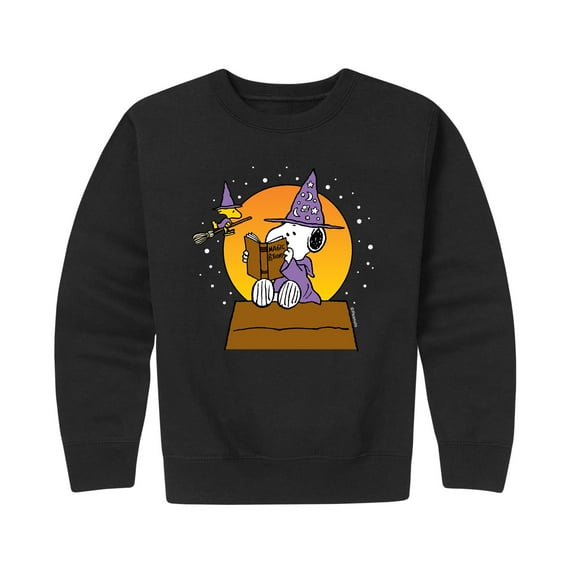Peanuts - Sorcerer Woodstock - Toddler And Youth Crewneck Fleece Sweatshirt