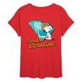 thumbnail image 1 of Peanuts - South Carolina Snoopy Golf - Women's Oversized Graphic T-Shirt, 1 of 5