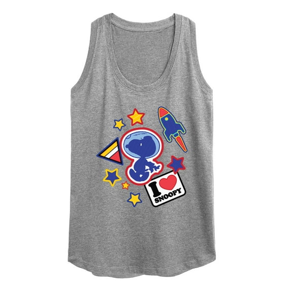 Peanuts - Space Snoopy Flair - Women's Racerback Tank Top
