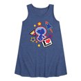 thumbnail image 1 of Peanuts - Space Snoopy Flair - Youth Girls A-line Dress, 1 of 6
