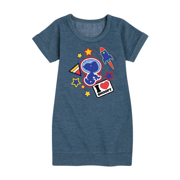 Peanuts - Space Snoopy Flair - Youth Girls Fleece Dress