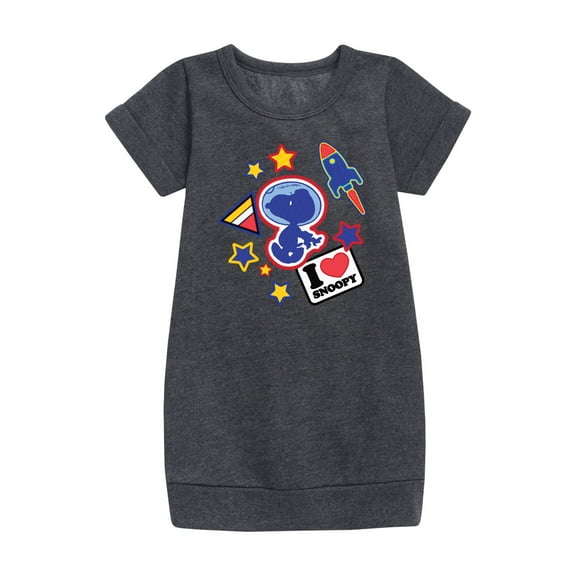 Peanuts - Space Snoopy Flair - Youth Girls Fleece Dress