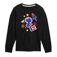 thumbnail image 1 of Peanuts - Space Snoopy Flair - Youth Long Sleeve Tee, 1 of 6