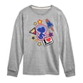 thumbnail image 1 of Peanuts - Space Snoopy Flair - Youth Long Sleeve Tee, 1 of 6