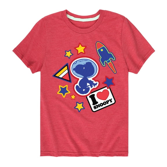 Peanuts - Space Snoopy Flair - Youth Short Sleeve Tee