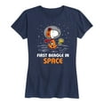 thumbnail image 1 of Peanuts - Space Snoopy - Women's Short Sleeve Graphic T-Shirt, 1 of 6