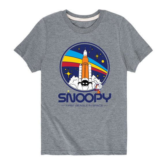 Peanuts - Space Traveler Snoopy - Toddler And Youth Short Sleeve T-Shirt