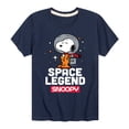 thumbnail image 1 of Peanuts - Space Traveler Snoopy - Toddler And Youth Short Sleeve T-Shirt, 1 of 5