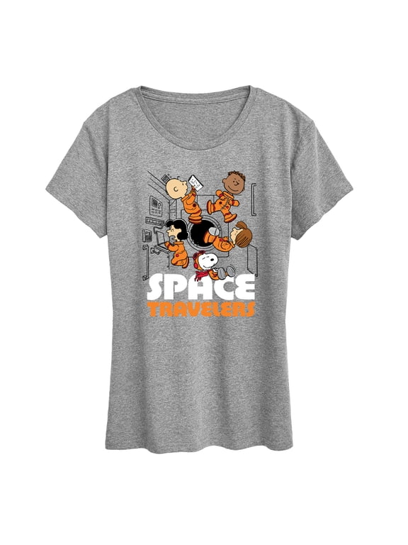 - Space Travelers Women's Short Sleeve Graphic T-Shirt