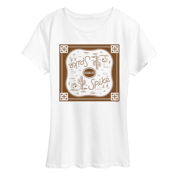 Peanuts - Spike Bandana - Women's Short Sleeve Graphic T-Shirt