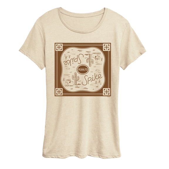 Peanuts - Spike Bandana - Women's Short Sleeve Graphic T-Shirt