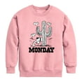 thumbnail image 1 of Peanuts - Spike Cactus Monday - Toddler & Youth Crewneck Fleece Sweatshirt, 1 of 5