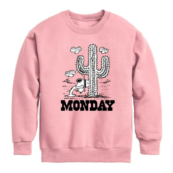 Peanuts - Spike Cactus Monday - Toddler & Youth Crewneck Fleece Sweatshirt