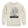 thumbnail image 1 of Peanuts - Spike Cactus Monday - Toddler & Youth Crewneck Fleece Sweatshirt, 1 of 6