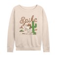 thumbnail image 1 of Peanuts - Spike Desert - Women's French Terry Long Sleeve T-Shirt, 1 of 5