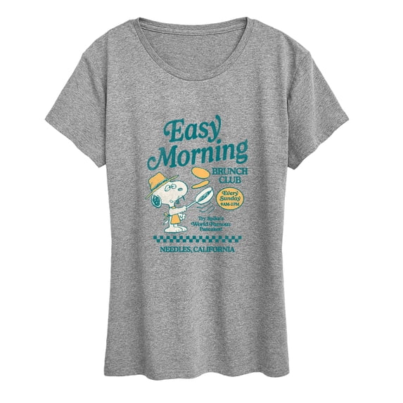 Peanuts - Spike Easy Morning Brunch Women's Short Sleeve Graphic T-Shirt