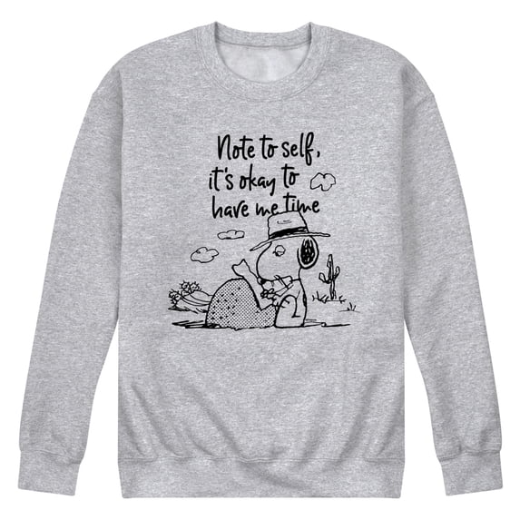 Peanuts - Spike Note - Men's Crew Fleece Sweatshirt
