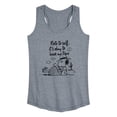 thumbnail image 1 of Peanuts - Spike Note - Women's Racerback Graphic Tank, 1 of 5