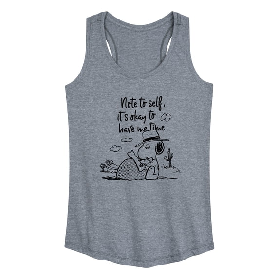 Peanuts - Spike Note - Women's Racerback Graphic Tank