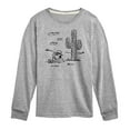 thumbnail image 1 of Peanuts - Spike With Cactus - Toddler And Youth Long Sleeve Graphic T-Shirt, 1 of 5