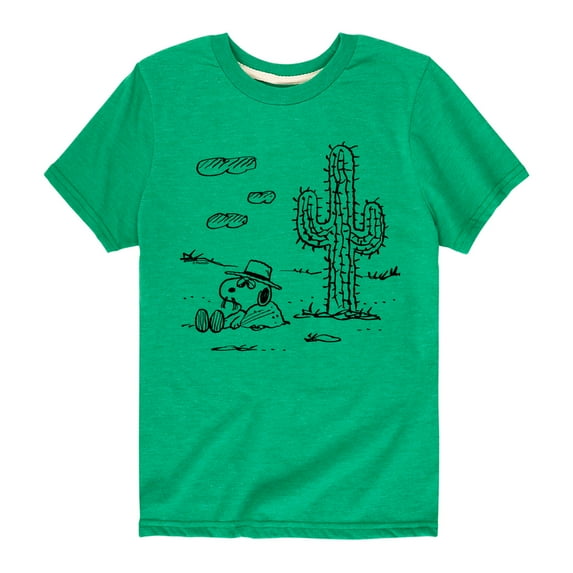 Peanuts - Spike With Cactus - Toddler And Youth Short Sleeve Graphic T-Shirt