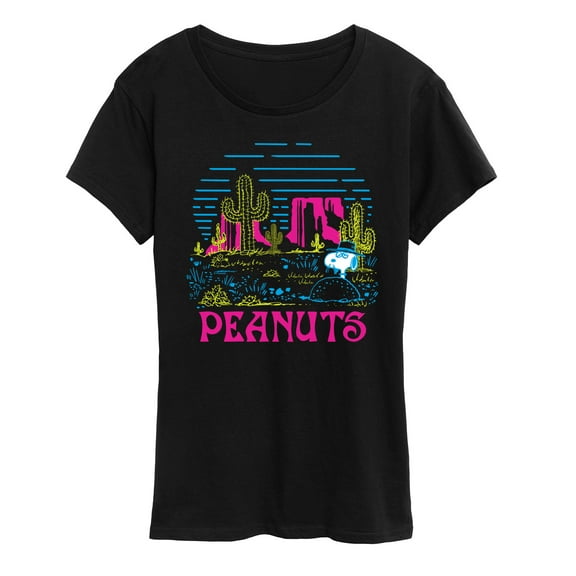 Peanuts - Spike in the Desert - Women's Short Sleeve Graphic T-Shirt