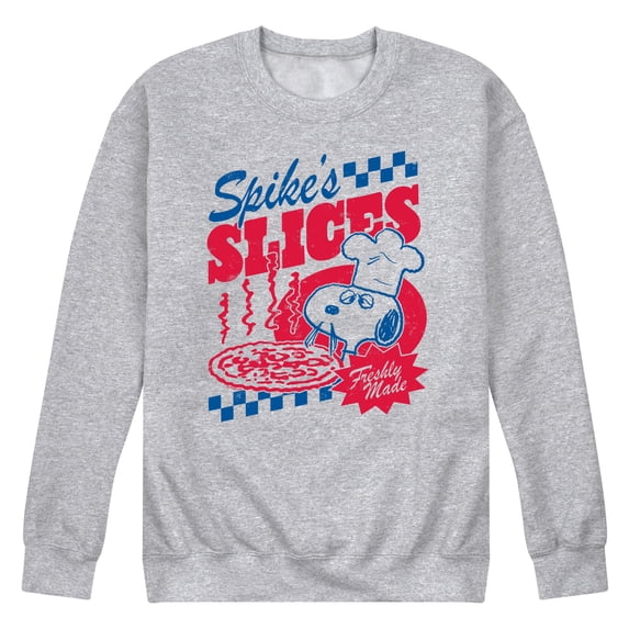 Peanuts - Spikes Slices - Men's Crew Neck Fleece Pullover