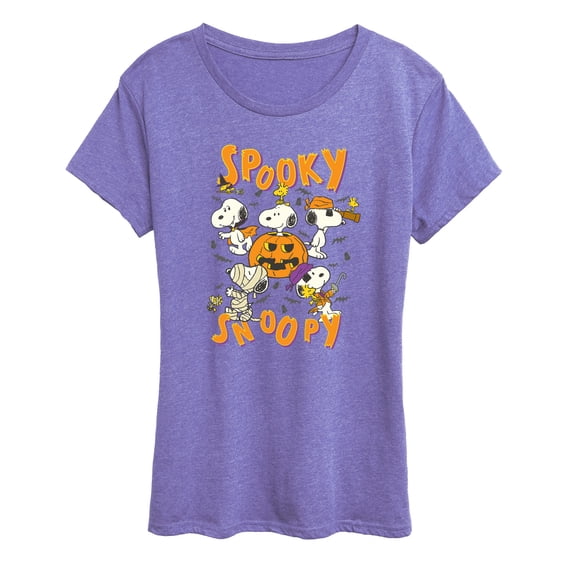 Peanuts - Spooktacular Snoopy - Women's Short Sleeve Graphic T-Shirt