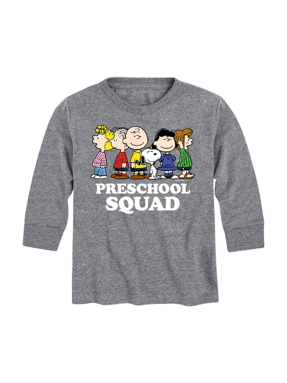 - Squad Preschool Boys' Long Sleeve Graphic T-Shirt