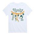 thumbnail image 1 of Peanuts - St. Patrick's Charm Chain Short Sleeve Graphic T-Shirt, 1 of 6