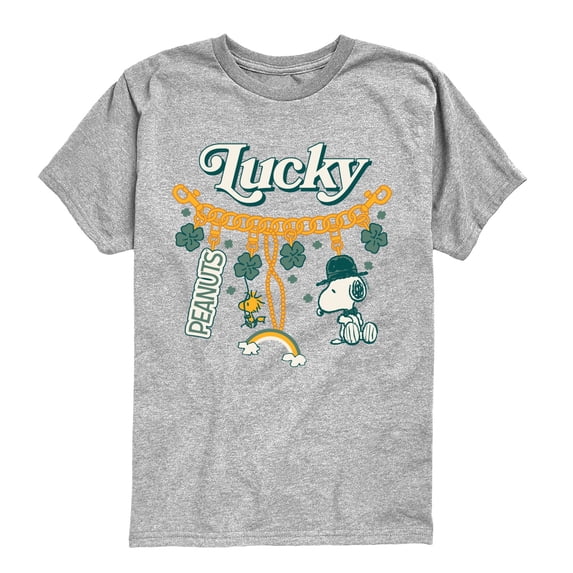 Peanuts - St. Patrick's Charm Chain Short Sleeve Graphic T-Shirt